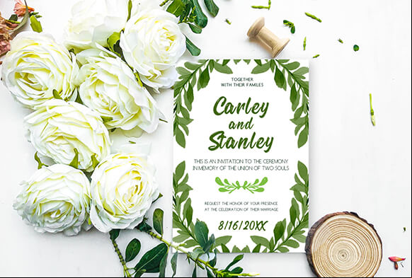 banner de plantillas de invitación de boda gratis