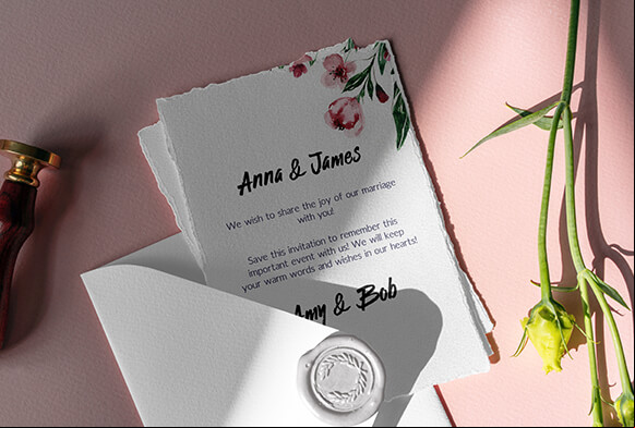 banner de plantillas de invitación de boda gratis